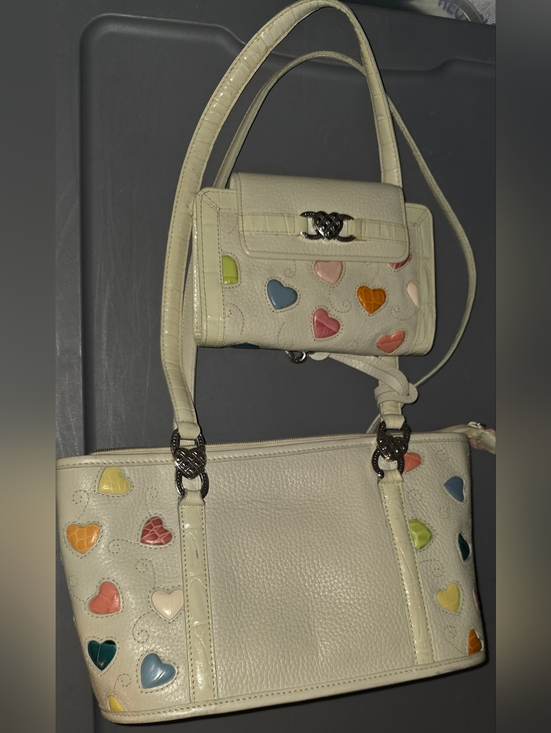 Brighton Handbags - Brighton Fresca Colorful Hearts Purse & Wallet Set